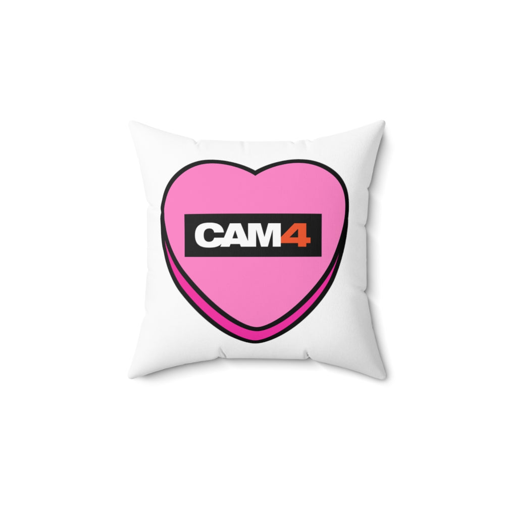 Heart and Classic Square Pillow