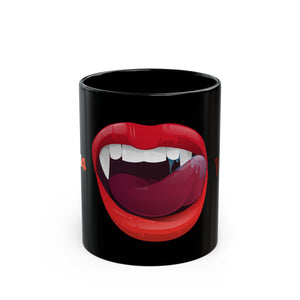 Vampire Kiss Black Mug