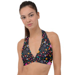 Birthday Halter Plunge Bikini Top
