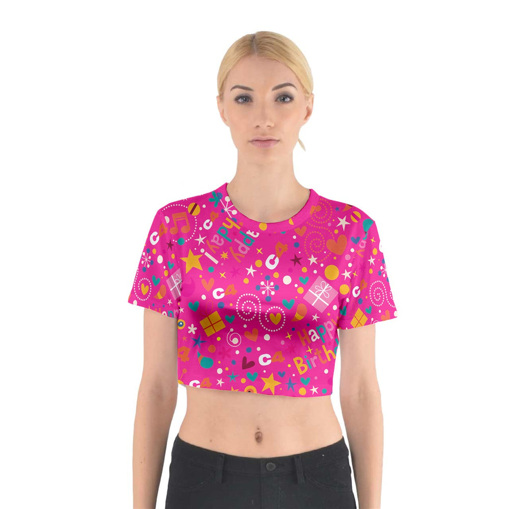 Birthday Cotton Crop Top