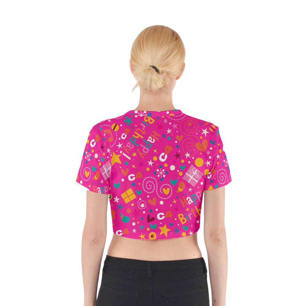 Birthday Cotton Crop Top