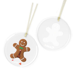 XXXMAS Gingerballs Glass Ornament