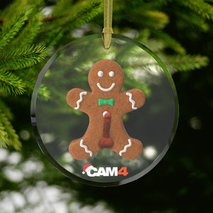 XXXMAS Gingerballs Glass Ornament