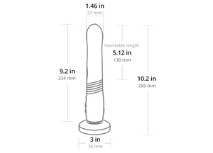 Gravity - Bluetooth Automatic Thrusting & Vibrating Dildo