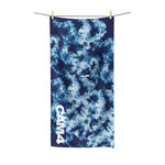 Tie-Dye Polycotton Towel (Blue)