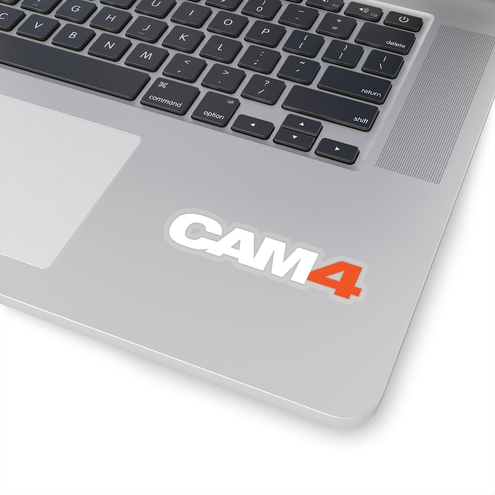 CAM4 Sticker- White