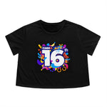 16th Flowy Cropped Tee
