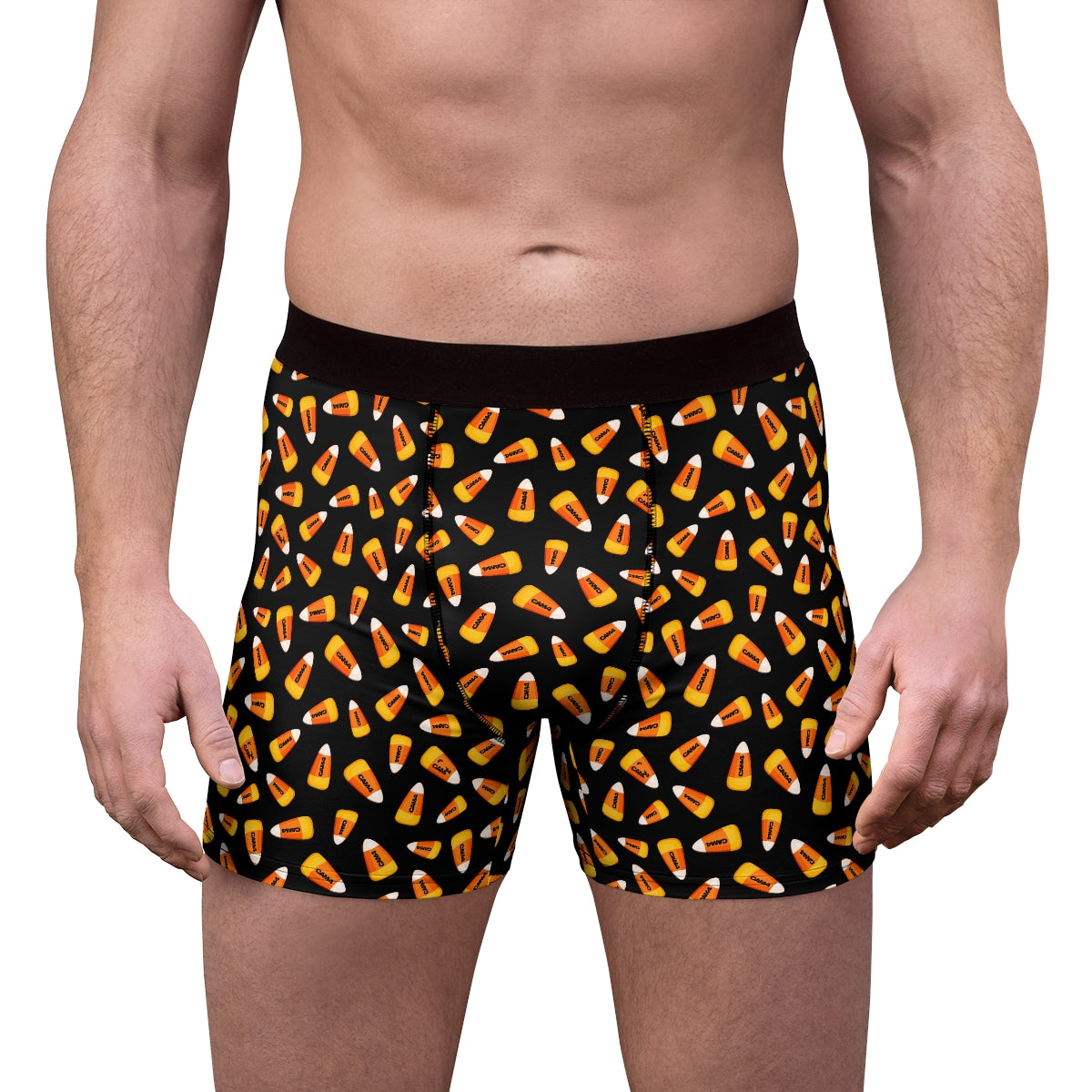 Halloween Candy Corn Boxers CAM4 Swag
