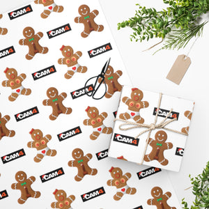 
                
                    Load image into Gallery viewer, XXXMAS Gingerbread Wrapping Paper
                
            